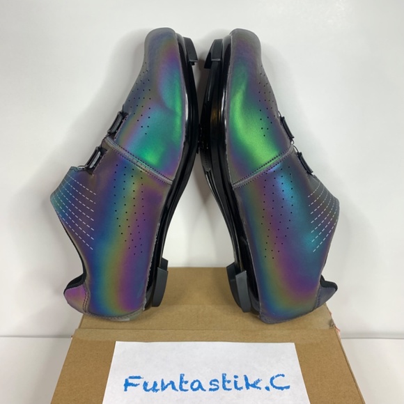 ❌SOLD❌Speed Iridescent Purple, Blue& Green Cycling Bike Shoes. EU 39, US 6.5 Men - Picture 5 of 11